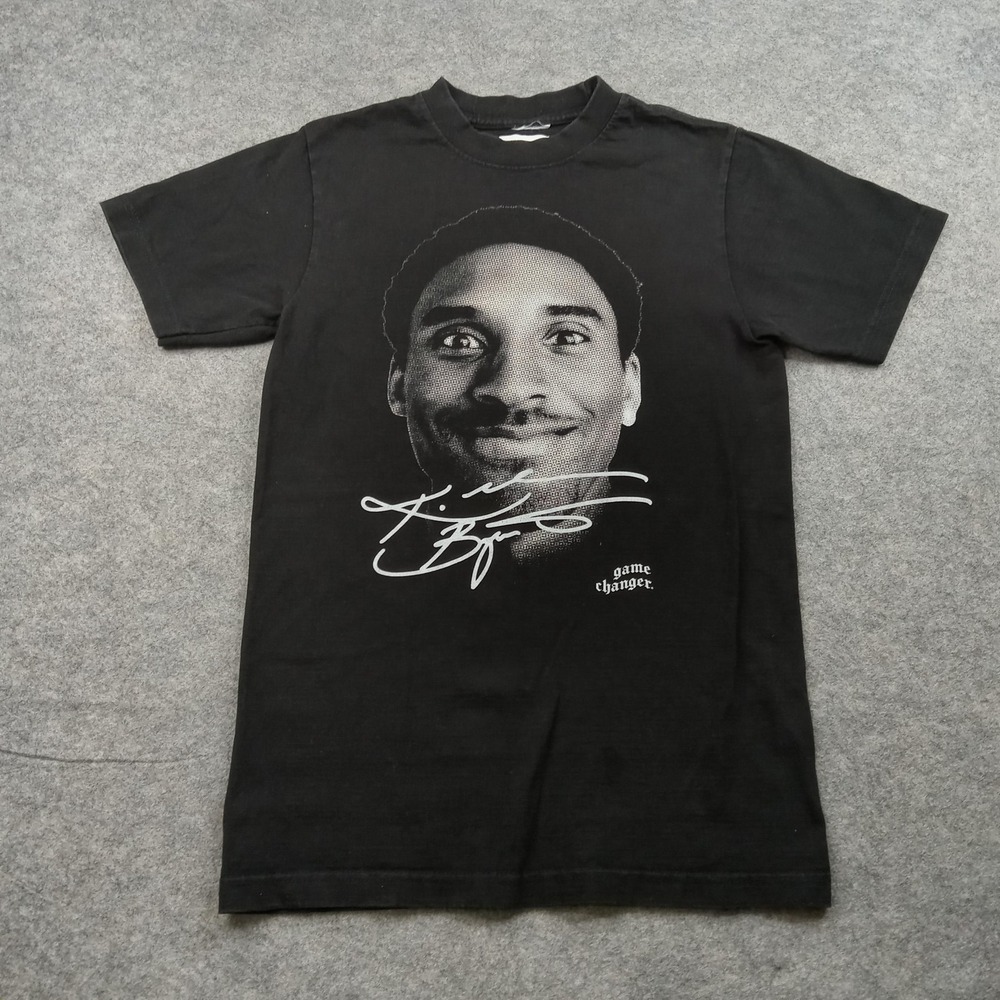Game Changer Shirt Mens Small Black‎ Basketball Graphic Tee Kobe Bryant Big Face